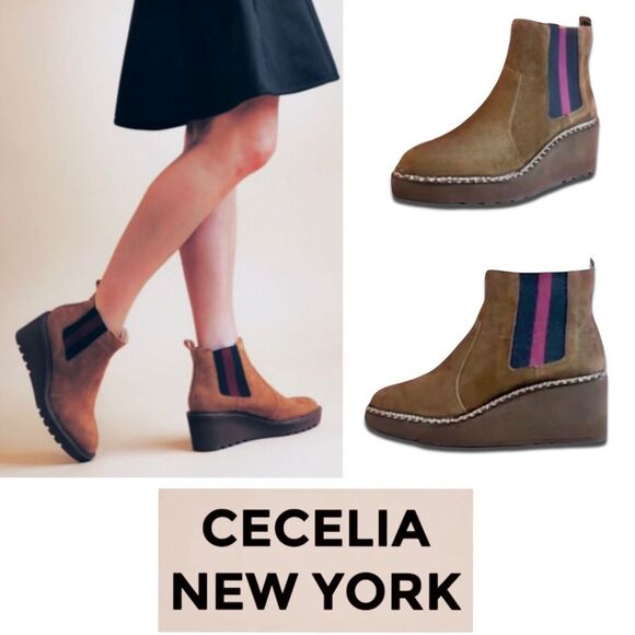 Cecelia New York Gemma Suede Boots in Brown - Picture 10 of 14